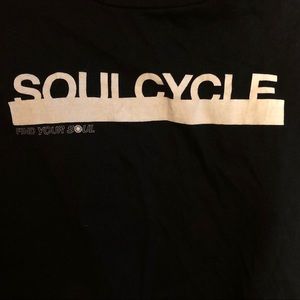 SoulCycle muscle tee with twist tie back